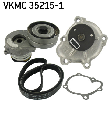 SKF VKMC 35215-1 Pompa acqua + Kit cinghia Poly V